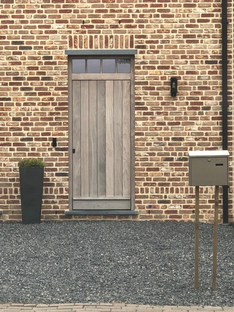 Hout - deur - Naturel - Verticale planchetten