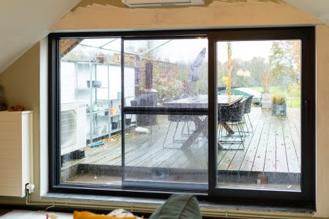 Monorail schuifraam geeft extra licht