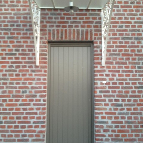 Eenvoudige pastorie houten voordeur, Winfera